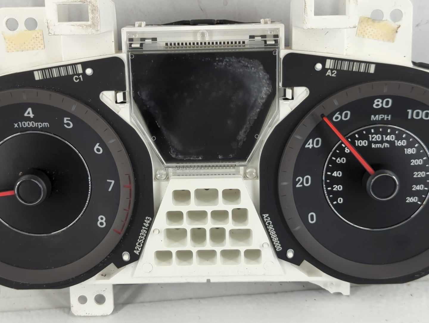 2014-2016 Hyundai Elantra Instrument Cluster Speedometer Gauges P/N:940043Y010 Miles: Fits Fits 2014 2015 2016 OEM Used Auto