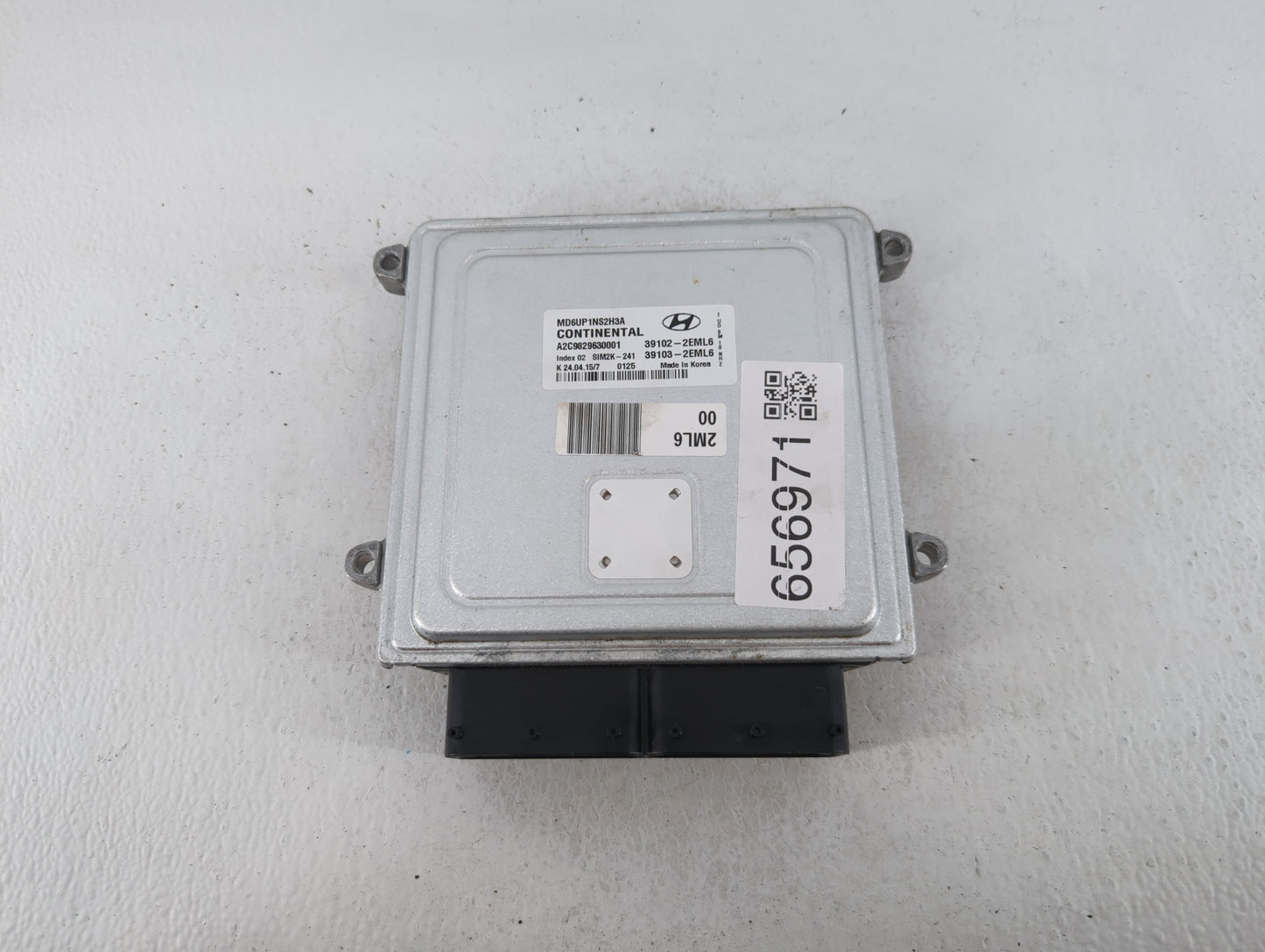 2014-2016 Hyundai Elantra PCM Engine Control Computer ECU ECM PCU OEM P/N:39103-2EML6 39102-2EML6 Fits Fits 2014 2015 2016 O