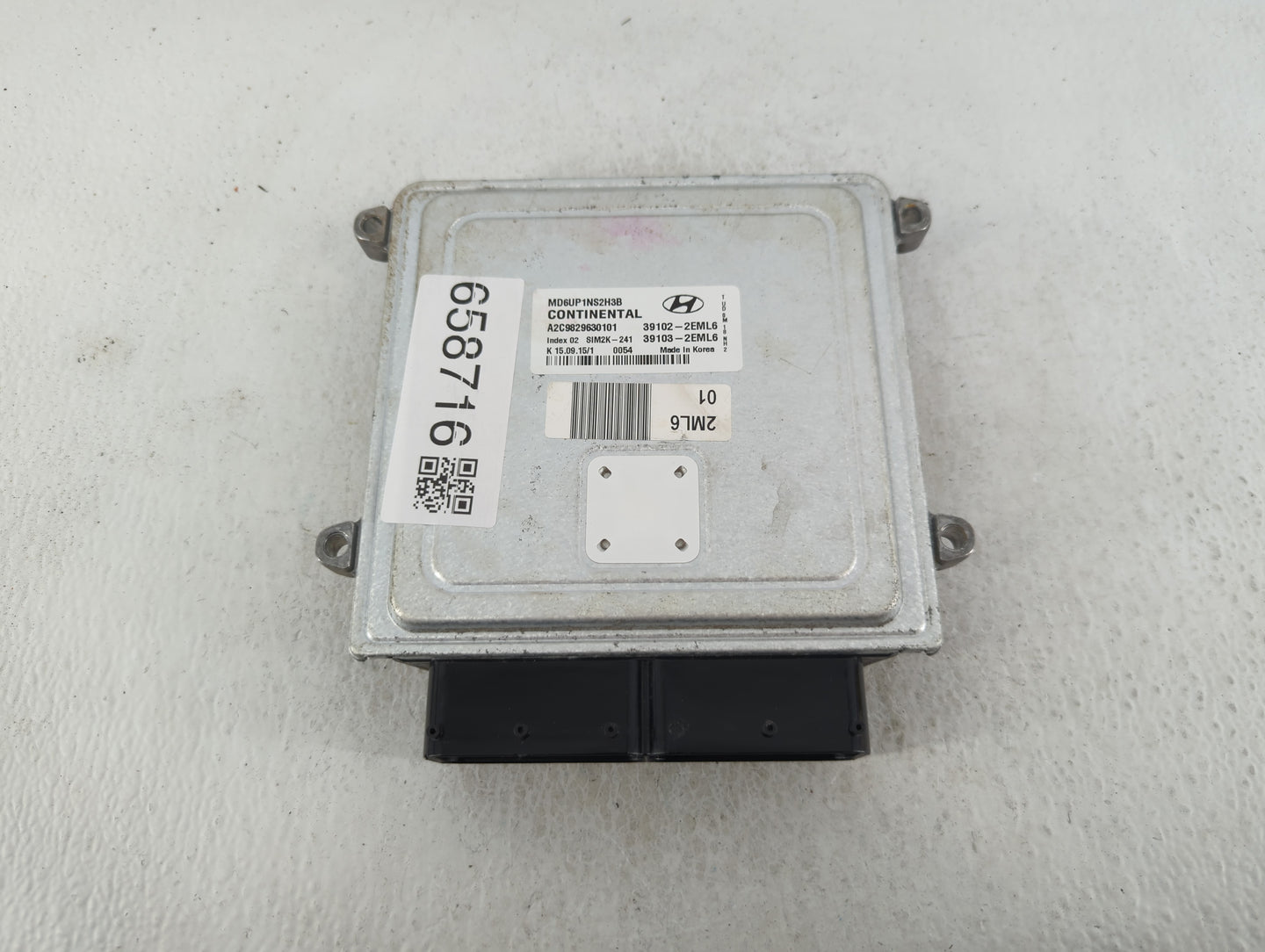 2014-2016 Hyundai Elantra PCM Engine Control Computer ECU ECM PCU OEM P/N:39103-2EML6 39102-2EML6 Fits Fits 2014 2015 2016 O
