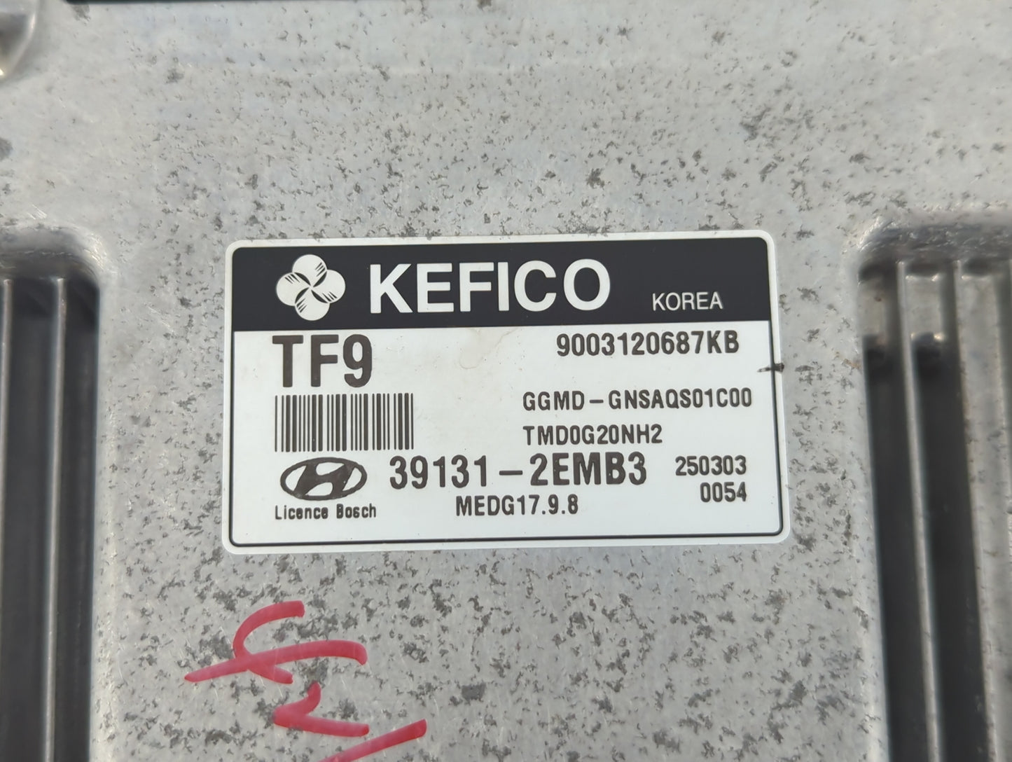 2014-2016 Hyundai Elantra PCM Engine Control Computer ECU ECM PCU OEM P/N:39131-2EMB3 Fits Fits 2014 2015 2016 OEM Used Auto