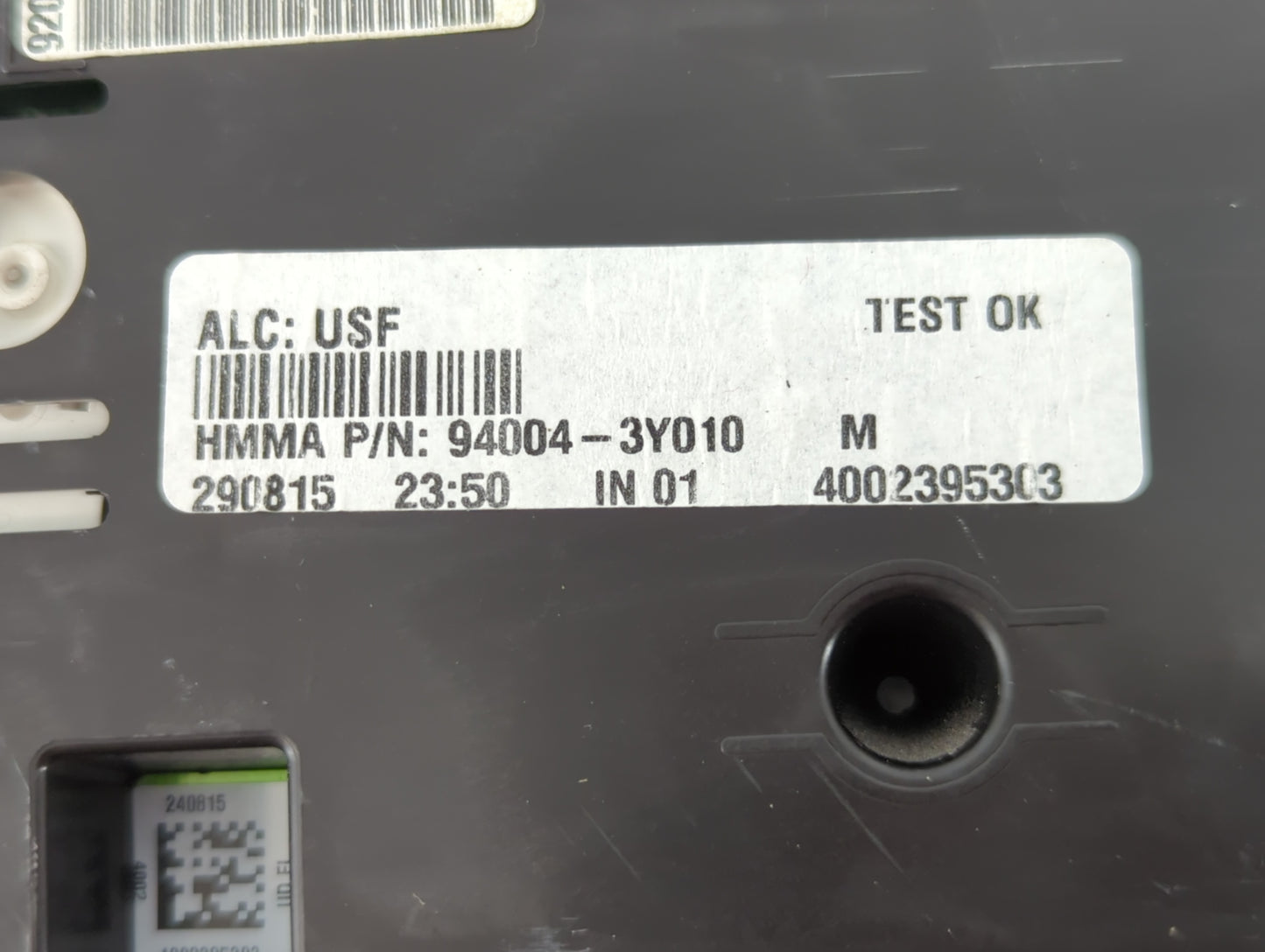 2014-2016 Hyundai Elantra Instrument Cluster Speedometer Gauges P/N:94004-3Y010 Fits Fits 2014 2015 2016 OEM Used Auto Parts