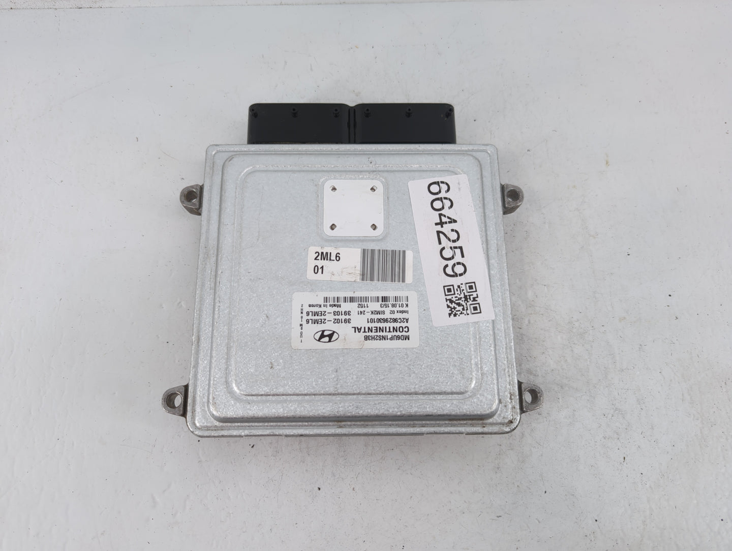 2014-2016 Hyundai Elantra PCM Engine Control Computer ECU ECM PCU OEM P/N:39103-2EML6 39102-2EML6 Fits Fits 2014 2015 2016 O