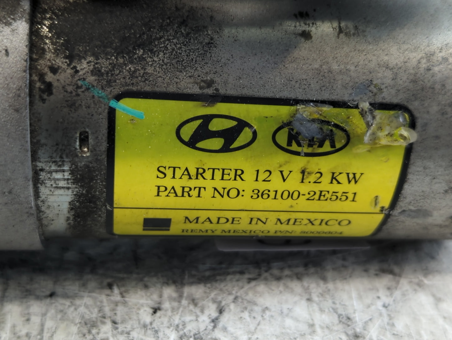 2014-2020 Hyundai Elantra Car Starter Motor Solenoid OEM P/N:8000604 36100-2E551 Fits Fits 2014 2015 2016 2017 2018 2019 202