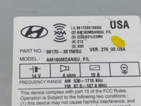 2014-2016 Hyundai Elantra Radio AM FM Cd Player Receiver Replacement P/N:96170-3X156GU Fits Fits 2014 2015 2016 OEM Used Aut