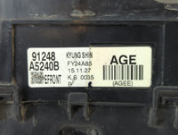 2016-2017 Hyundai Elantra Fusebox Fuse Box Panel Relay Module P/N:91248 A5240B Fits Fits 2016 2017 OEM Used Auto Parts - Oem