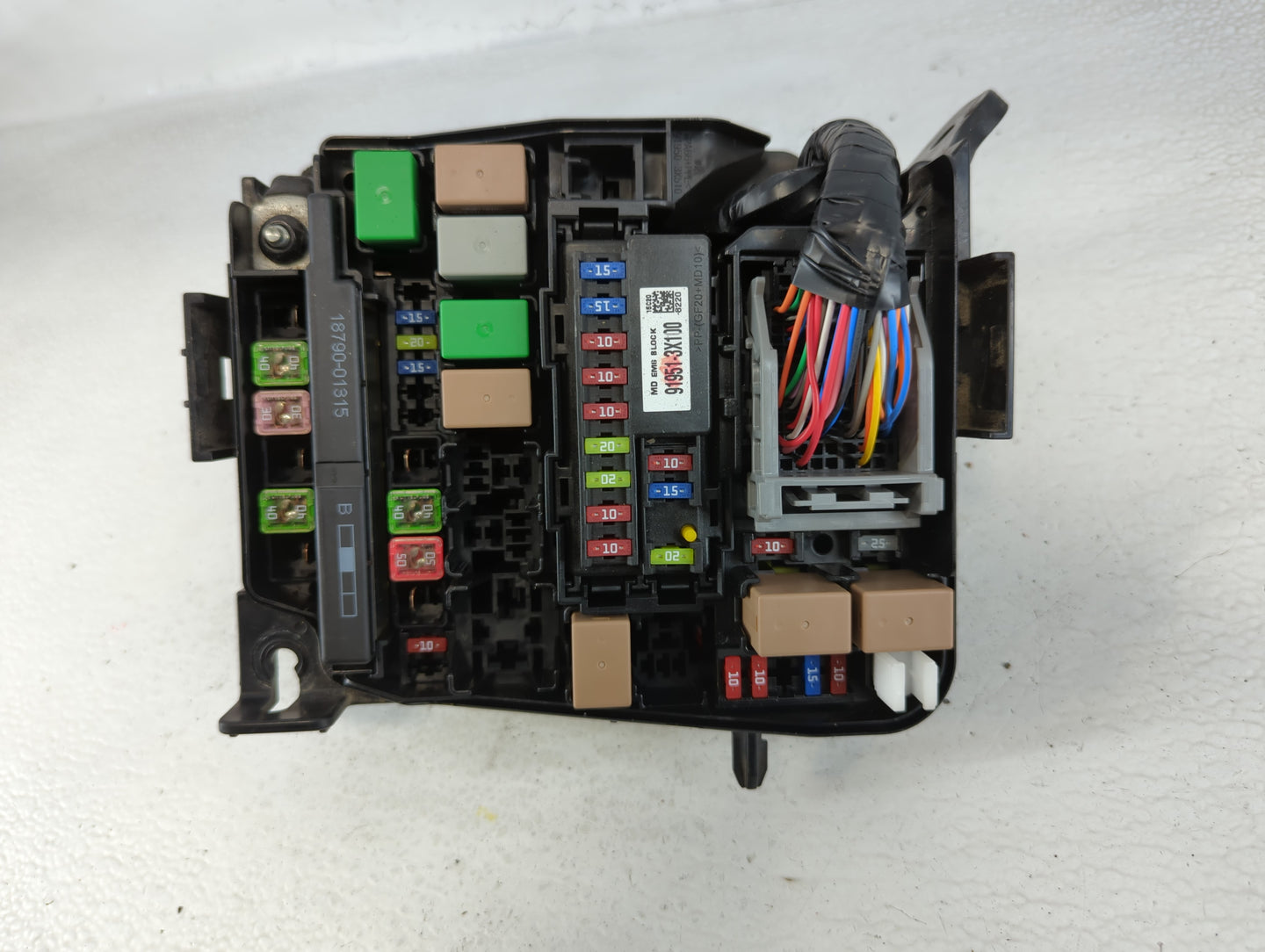 2014-2016 Hyundai Elantra Fusebox Fuse Box Panel Relay Module P/N:912653X060A Fits Fits 2014 2015 2016 OEM Used Auto Parts -