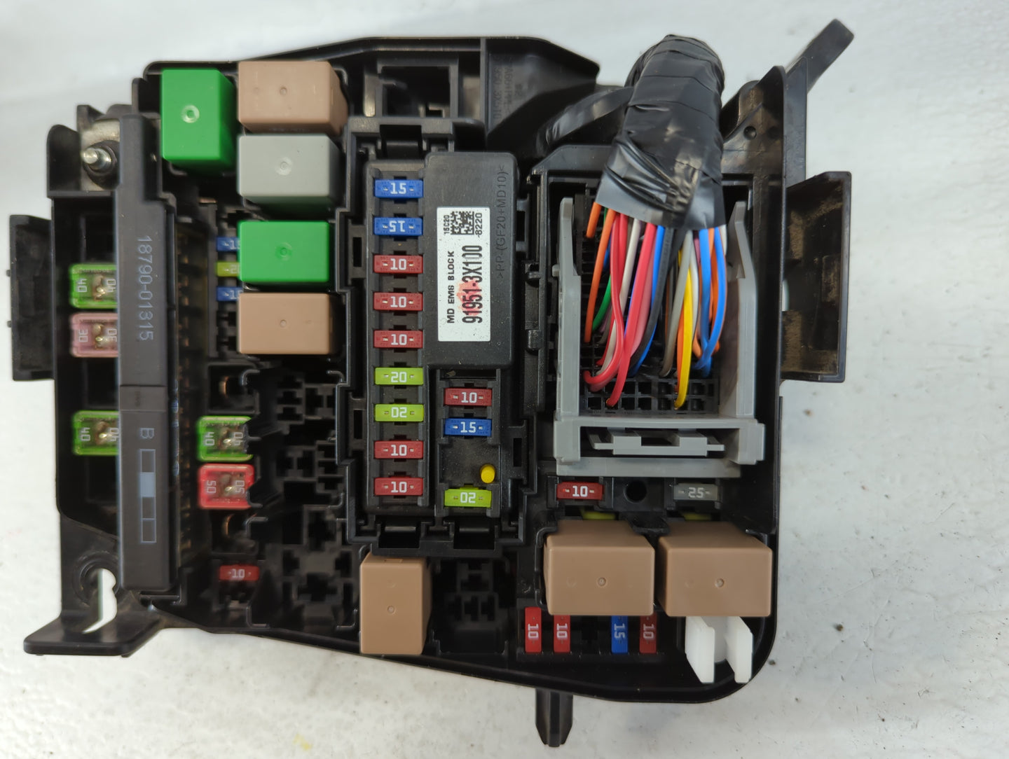 2014-2016 Hyundai Elantra Fusebox Fuse Box Panel Relay Module P/N:912653X060A Fits Fits 2014 2015 2016 OEM Used Auto Parts -