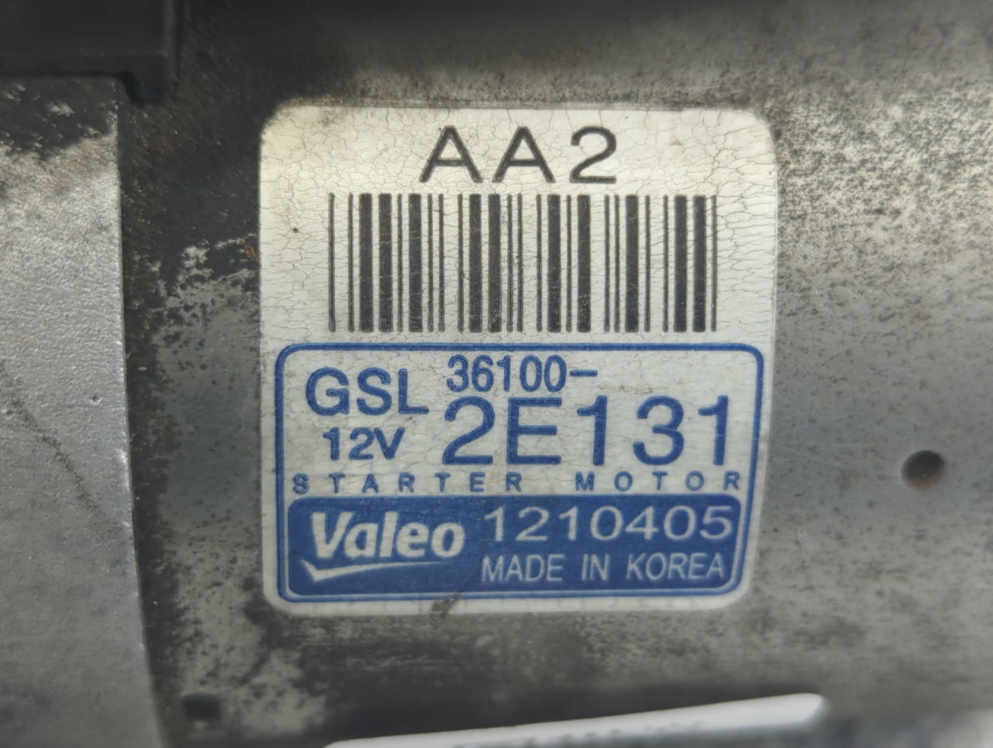 2016-2018 Hyundai Elantra Car Starter Motor Solenoid OEM P/N:36100-2E131 Fits Fits 2016 2017 2018 OEM Used Auto Parts - Oemu