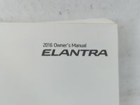 2016 Hyundai Elantra Owners Manual Book Guide P/N:G3Y0-EU59D OEM Used Auto Parts - Oemusedautoparts1.com