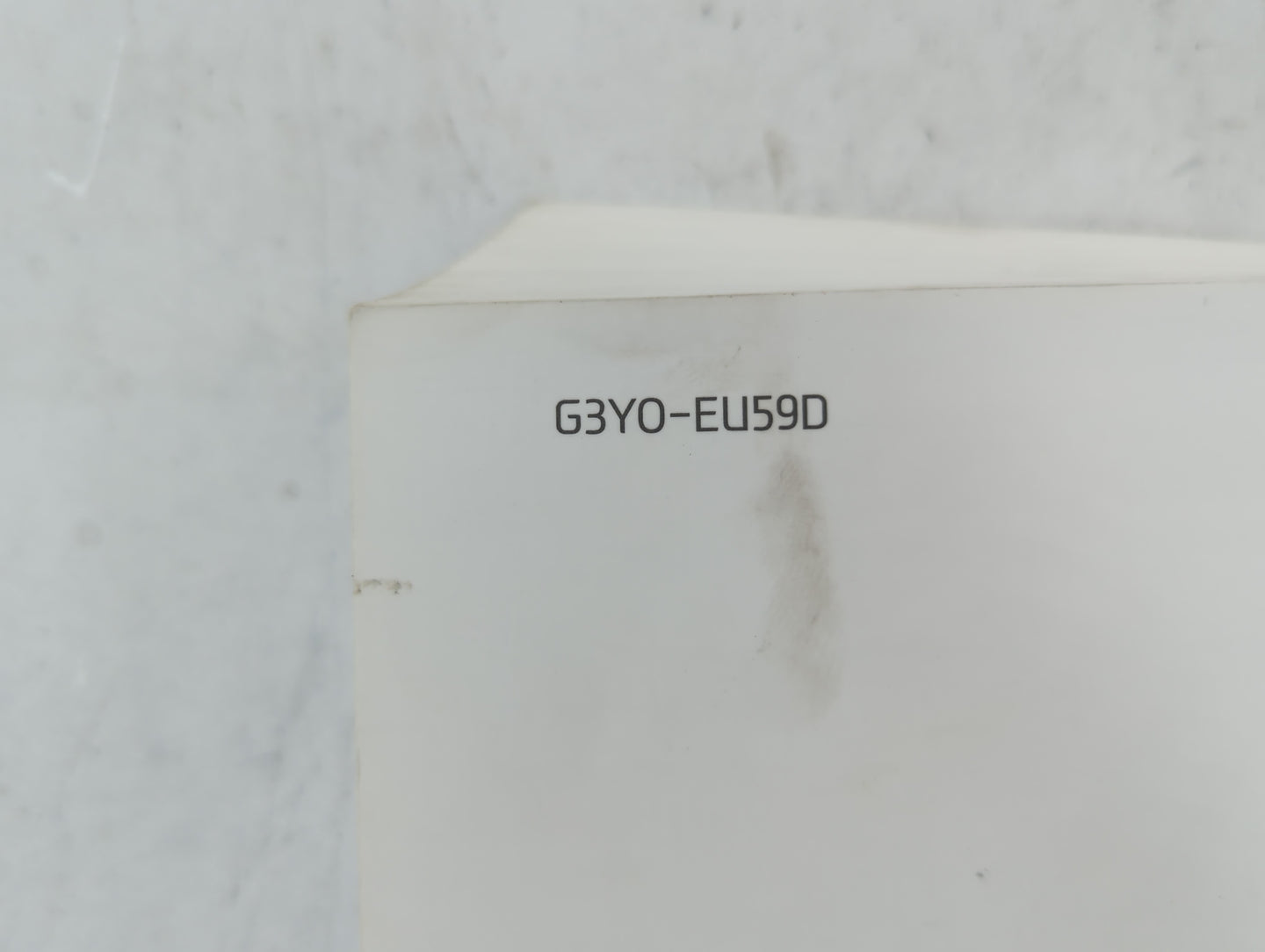 2016 Hyundai Elantra Owners Manual Book Guide P/N:G3Y0-EU59D OEM Used Auto Parts - Oemusedautoparts1.com