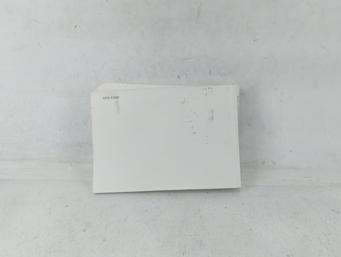 2016 Hyundai Elantra Owners Manual Book Guide P/N:G3Y0-EU59D OEM Used Auto Parts - Oemusedautoparts1.com