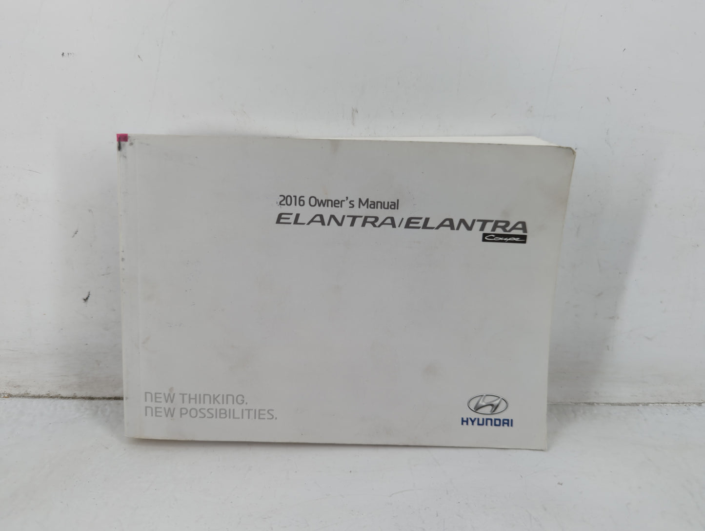 2016 Hyundai Elantra Owners Manual Book Guide P/N:G3X0-EU54C OEM Used Auto Parts - Oemusedautoparts1.com