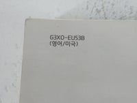 2016 Hyundai Elantra Owners Manual Book Guide P/N:G3X0-EU53B OEM Used Auto Parts - Oemusedautoparts1.com