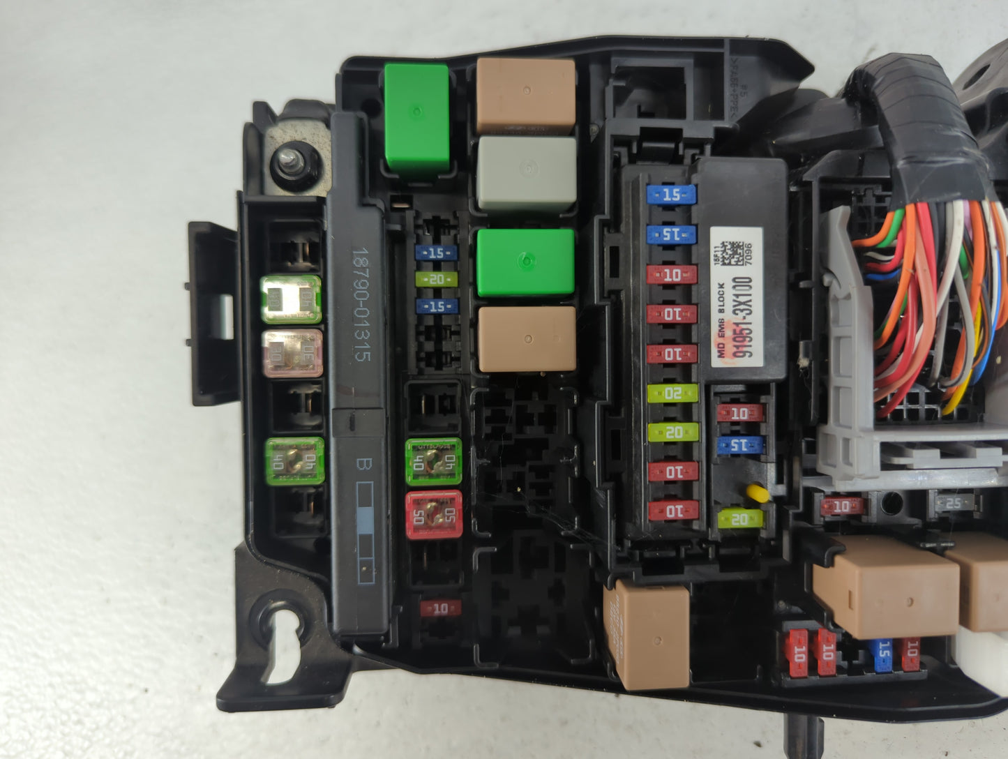 2014-2016 Hyundai Elantra Fusebox Fuse Box Panel Relay Module P/N:912653X060A Fits Fits 2014 2015 2016 OEM Used Auto Parts -