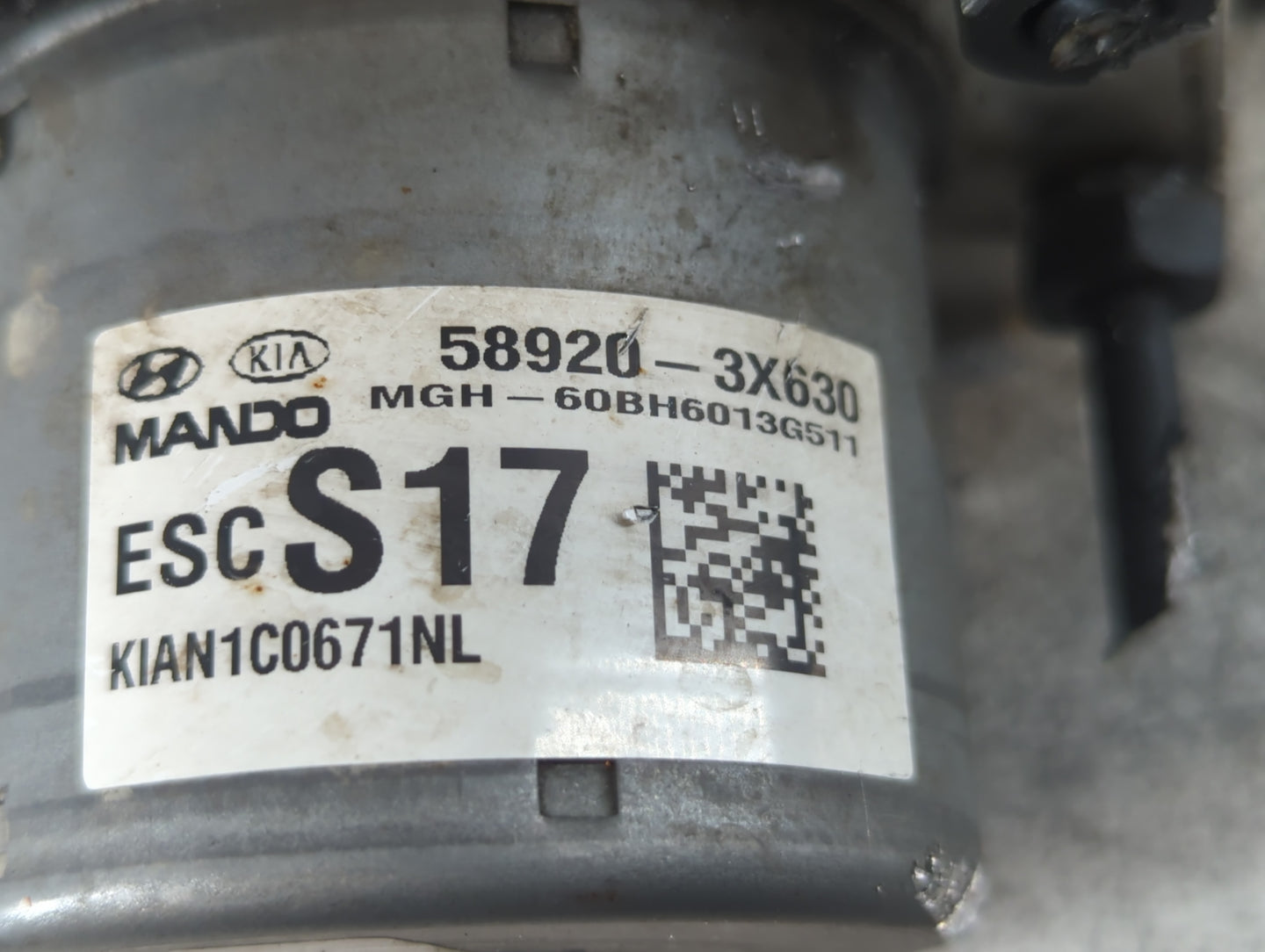 2014-2016 Hyundai Elantra ABS Pump Control Module Replacement P/N:58920-3X630 Fits Fits 2014 2015 2016 OEM Used Auto Parts -