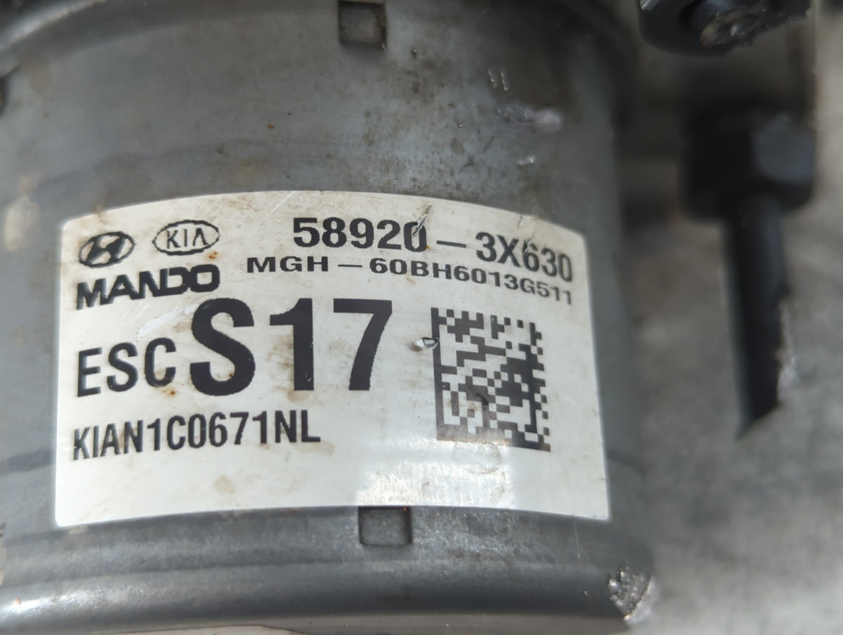 2014-2016 Hyundai Elantra Anti-Lock Brake ABS Pump Module Actuator OEM P/N:58920-3X630 Fits Fits 2014 2015 2016 OEM Used Aut