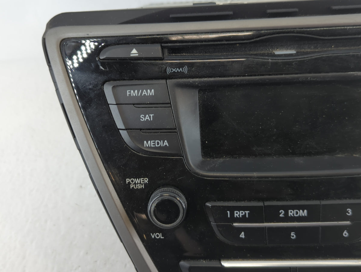 2014-2016 Hyundai Elantra Am Fm Cd Player Radio Receiver 707496 - Oemusedautoparts1.com