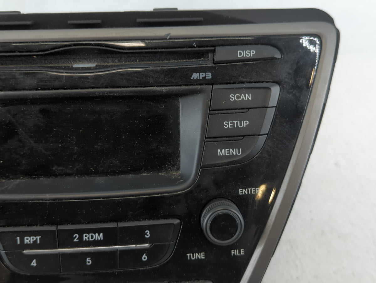 2014-2016 Hyundai Elantra Am Fm Cd Player Radio Receiver 707496 - Oemusedautoparts1.com