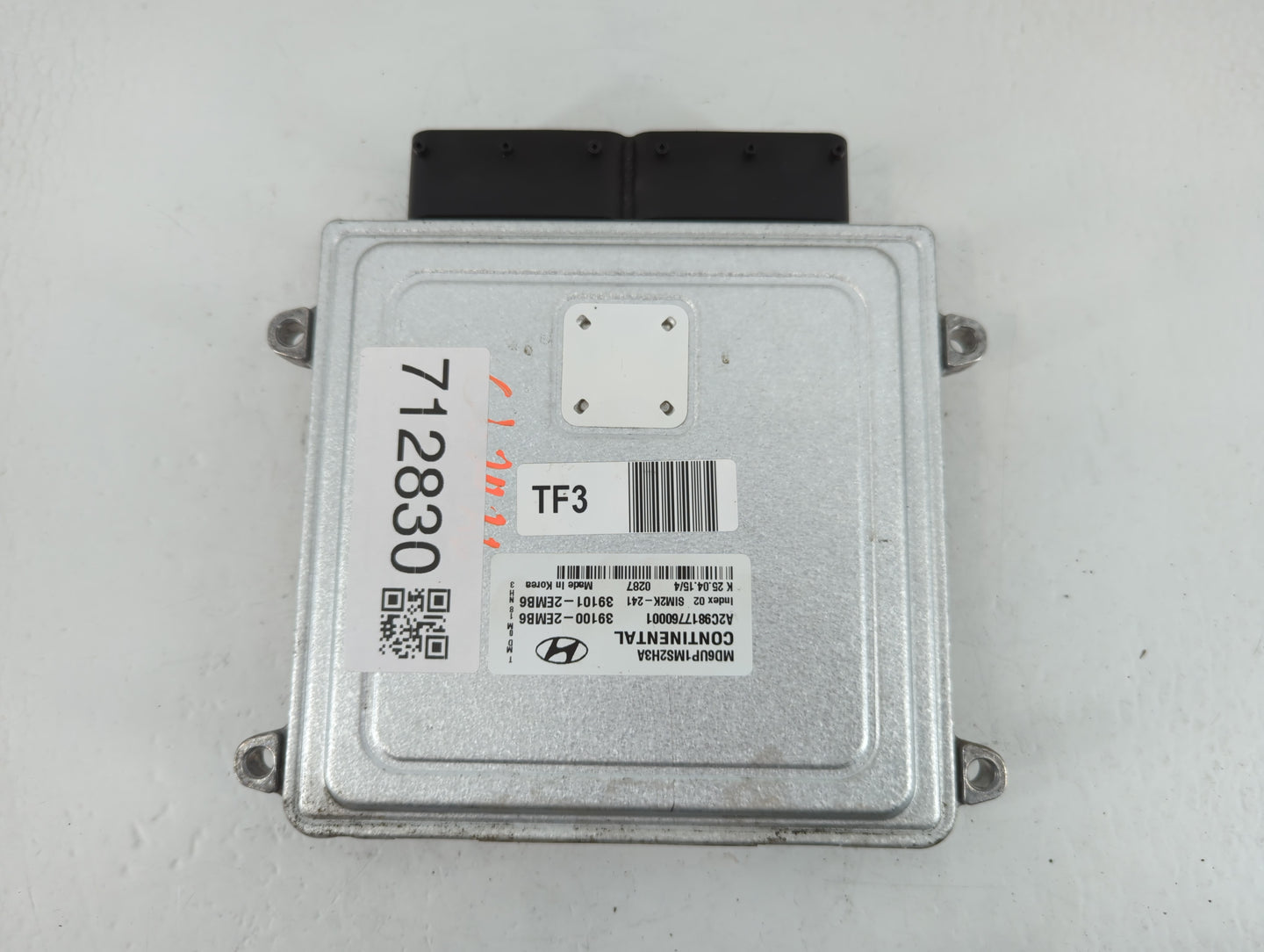 2014-2016 Hyundai Elantra PCM Engine Control Computer ECU ECM PCU OEM P/N:39101-2EMB6 39100-2EMB6 Fits Fits 2014 2015 2016 O