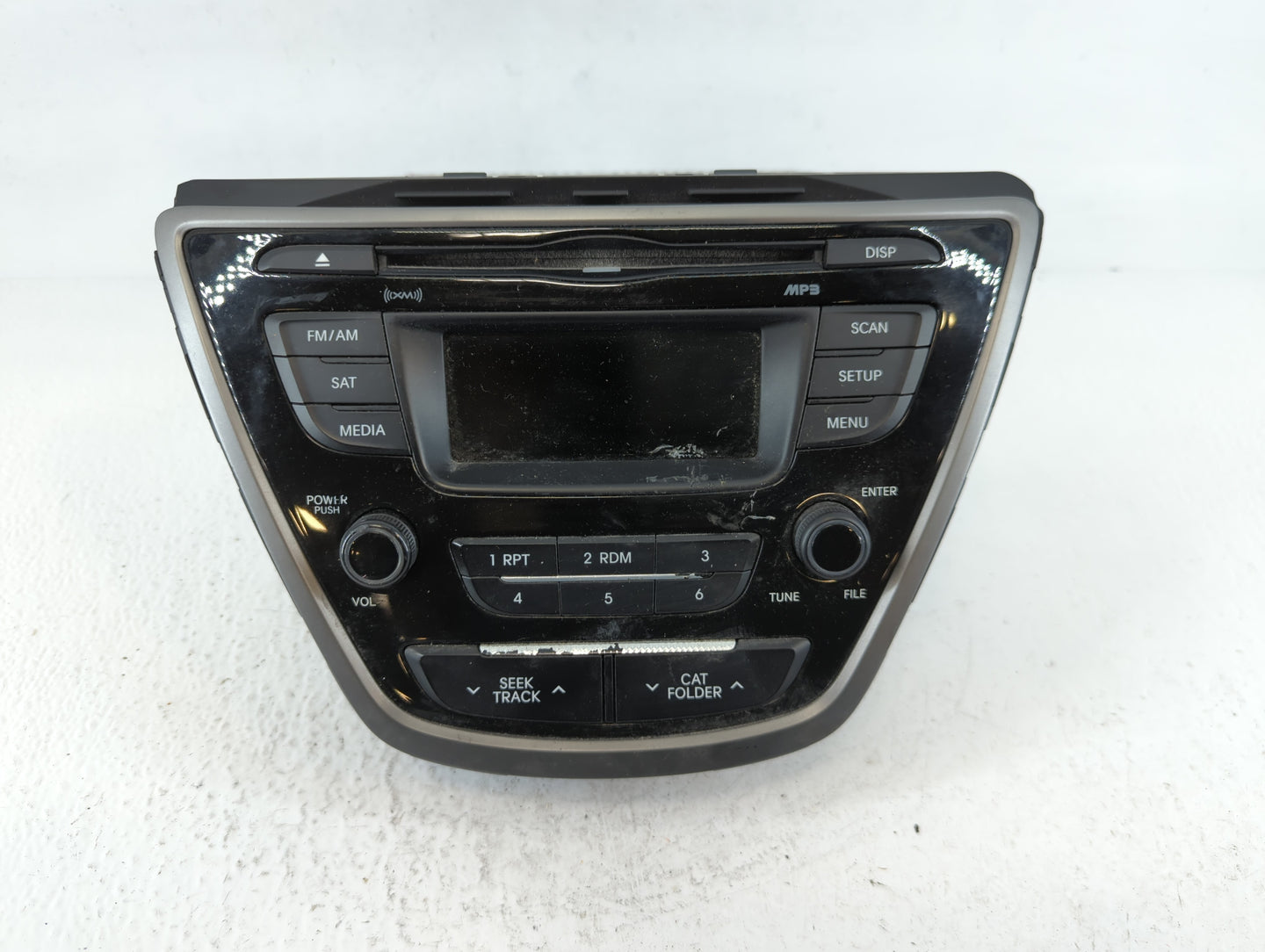 2014-2016 Hyundai Elantra Radio AM FM Cd Player Receiver Replacement P/N:96170-3X156GU Fits Fits 2014 2015 2016 OEM Used Aut