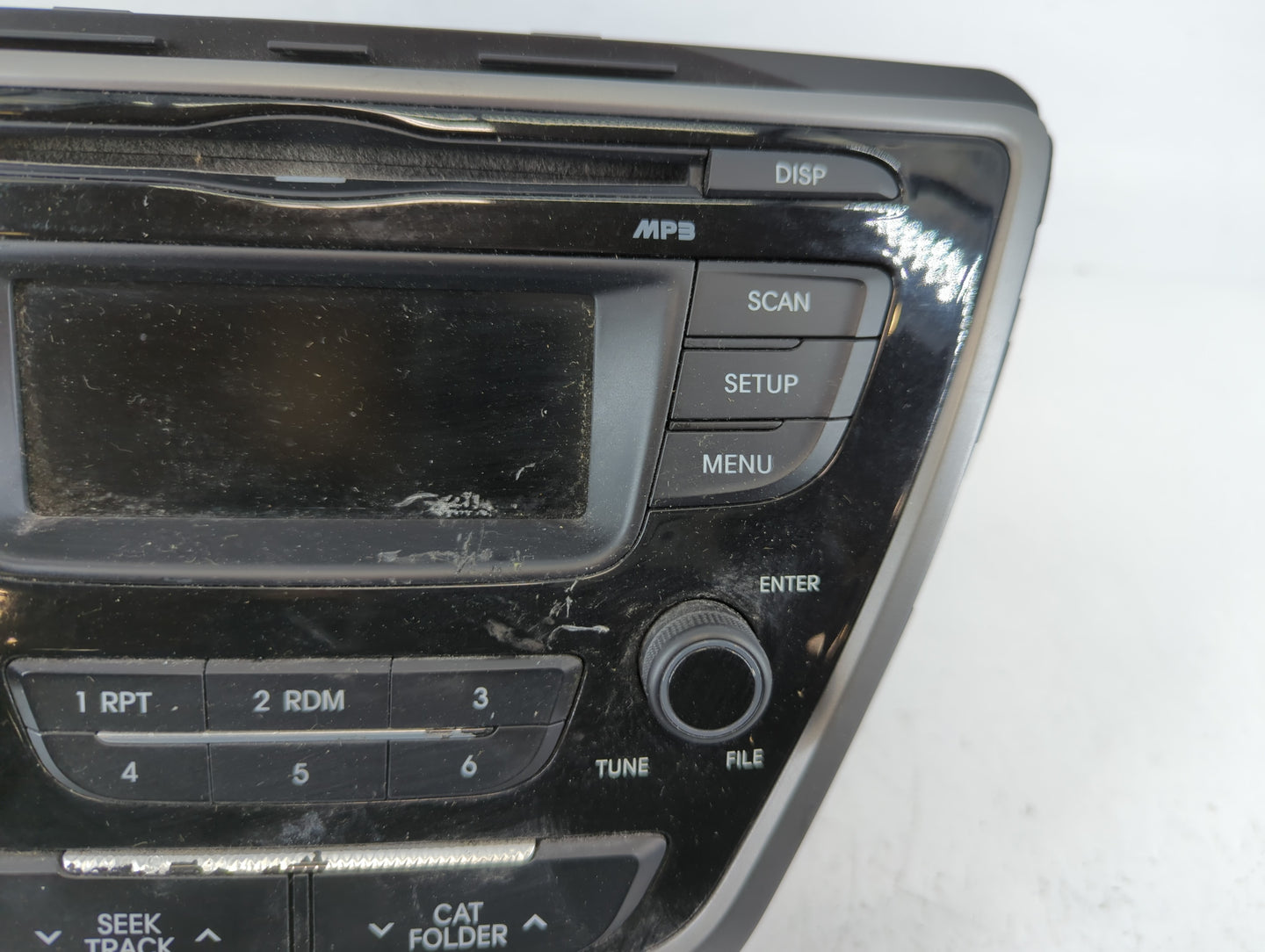 2014-2016 Hyundai Elantra Radio AM FM Cd Player Receiver Replacement P/N:96170-3X156GU Fits Fits 2014 2015 2016 OEM Used Aut