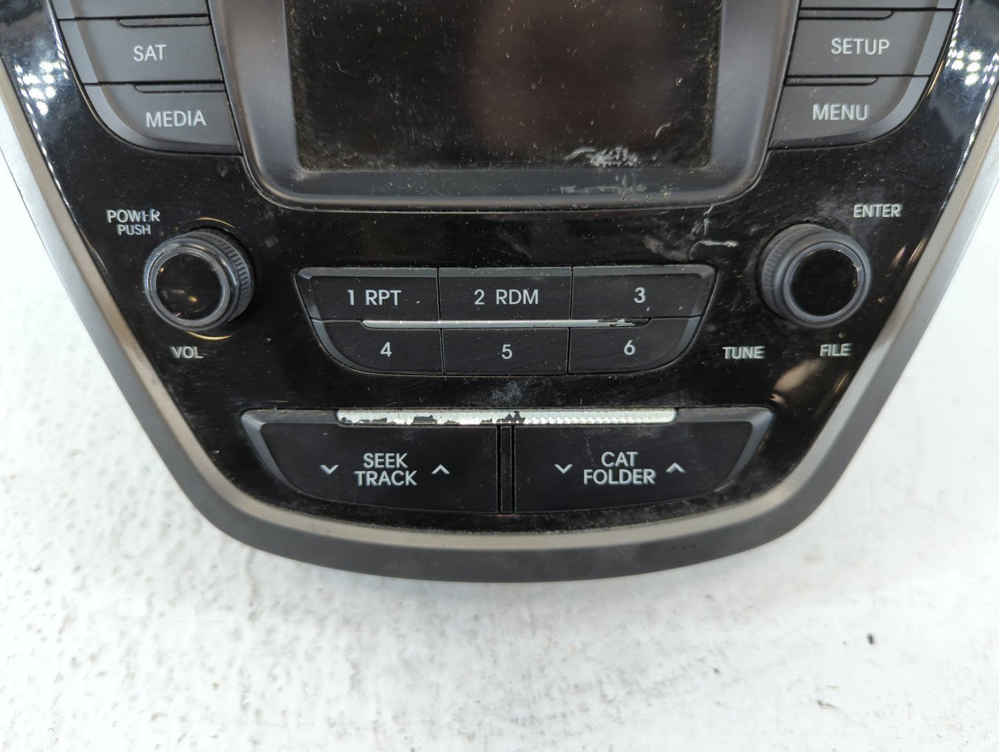 2014-2016 Hyundai Elantra Radio AM FM Cd Player Receiver Replacement P/N:96170-3X156GU Fits Fits 2014 2015 2016 OEM Used Aut