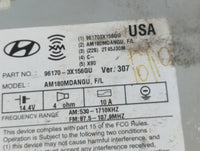 2014-2016 Hyundai Elantra Radio AM FM Cd Player Receiver Replacement P/N:96170-3X156GU Fits Fits 2014 2015 2016 OEM Used Aut