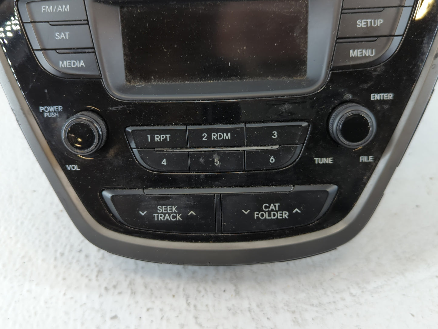 2014-2016 Hyundai Elantra Radio AM FM Cd Player Receiver Replacement P/N:96170-3X156GU Fits Fits 2014 2015 2016 OEM Used Aut
