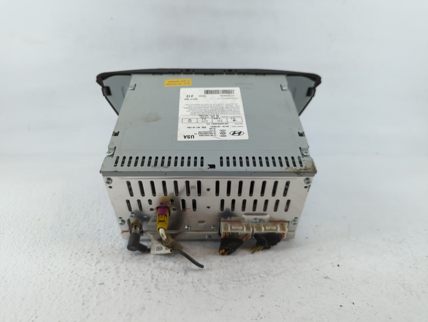 2014-2016 Hyundai Elantra Radio AM FM Cd Player Receiver Replacement P/N:96170-3X156GU Fits Fits 2014 2015 2016 OEM Used Aut