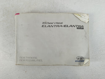 compare product 2016 Hyundai Elantra Owners Manual Book Guide P/N:G3X0-EU52A OEM Used Auto Parts