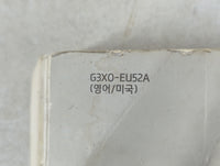 2016 Hyundai Elantra Owners Manual Book Guide P/N:G3X0-EU52A OEM Used Auto Parts - Oemusedautoparts1.com