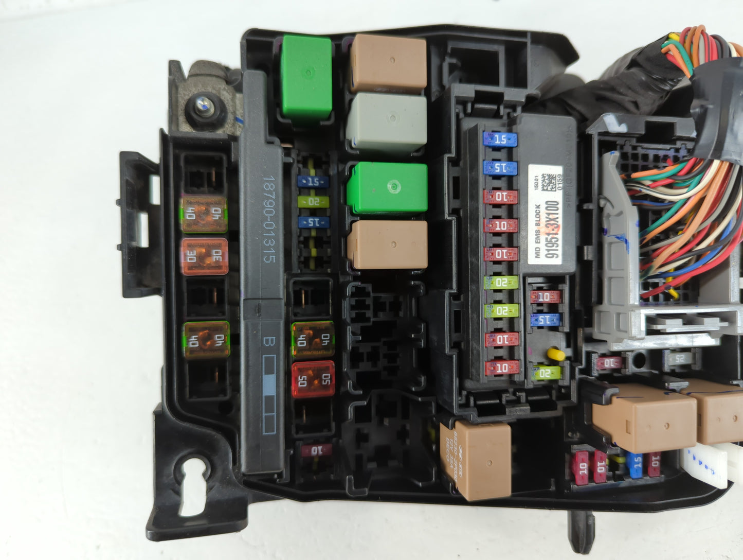 2014-2016 Hyundai Elantra Fusebox Fuse Box Panel Relay Module P/N:919513X710 91951-3X710 Fits Fits 2014 2015 2016 OEM Used A