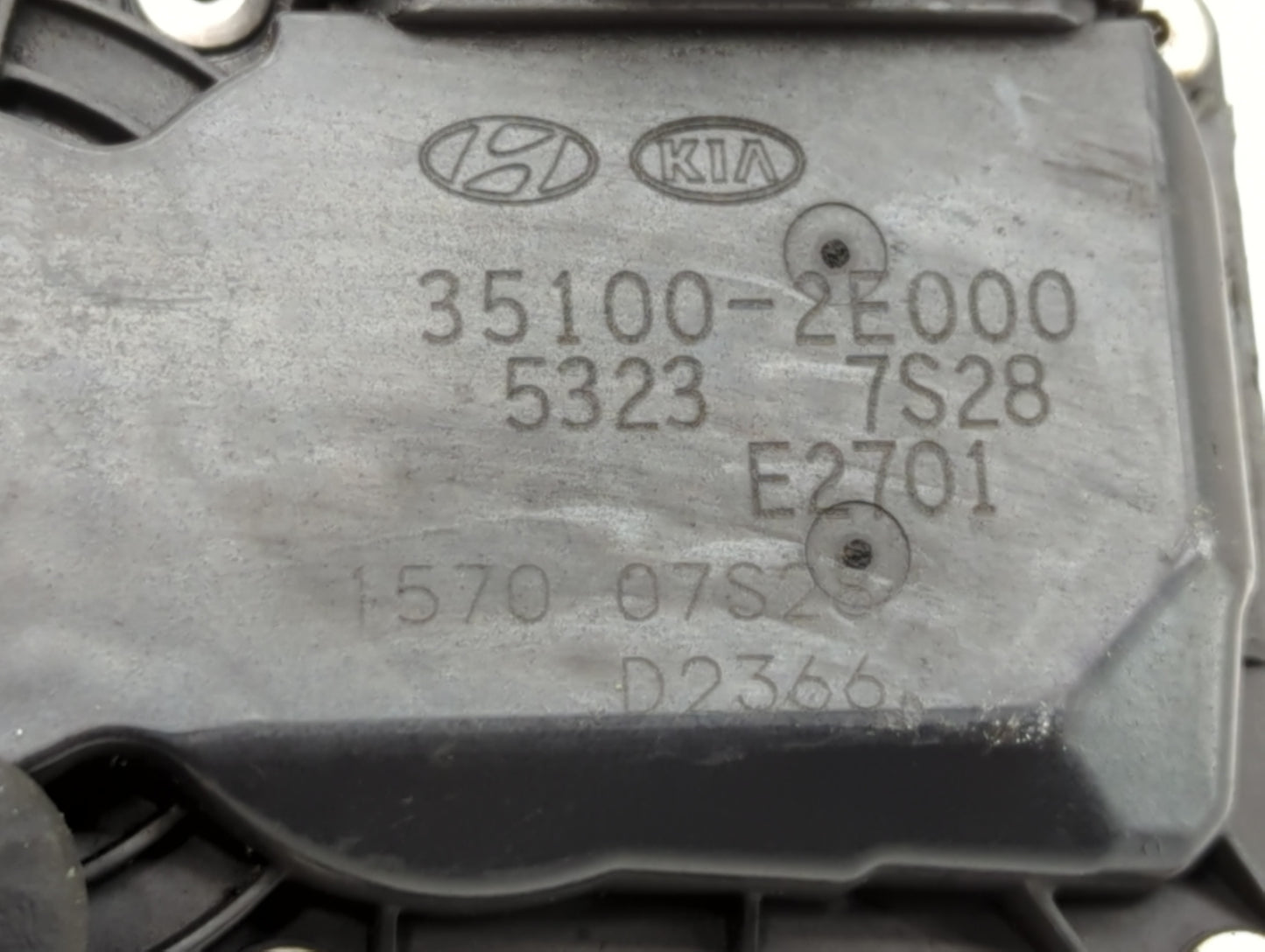 2011-2020 Hyundai Elantra Throttle Body P/N:35100-2E000 Fits Fits 2011 2012 2013 2014 2015 2016 2017 2018 2019 2020 2021 OEM
