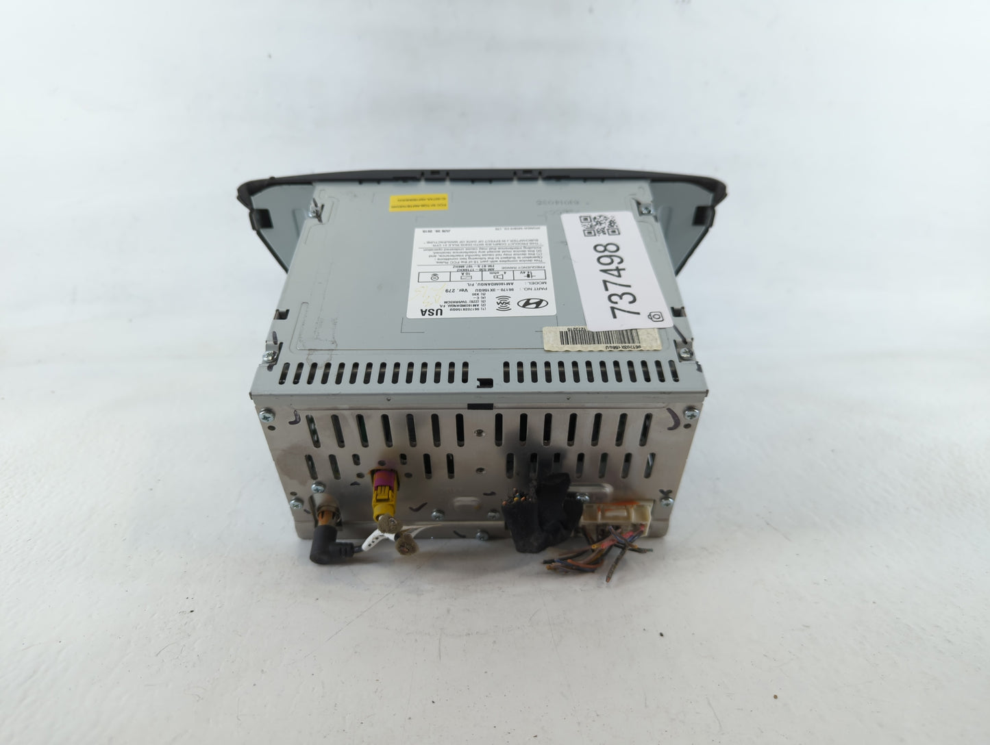 2014-2016 Hyundai Elantra Radio AM FM Cd Player Receiver Replacement P/N:96170-3X156GU Fits Fits 2014 2015 2016 OEM Used Aut