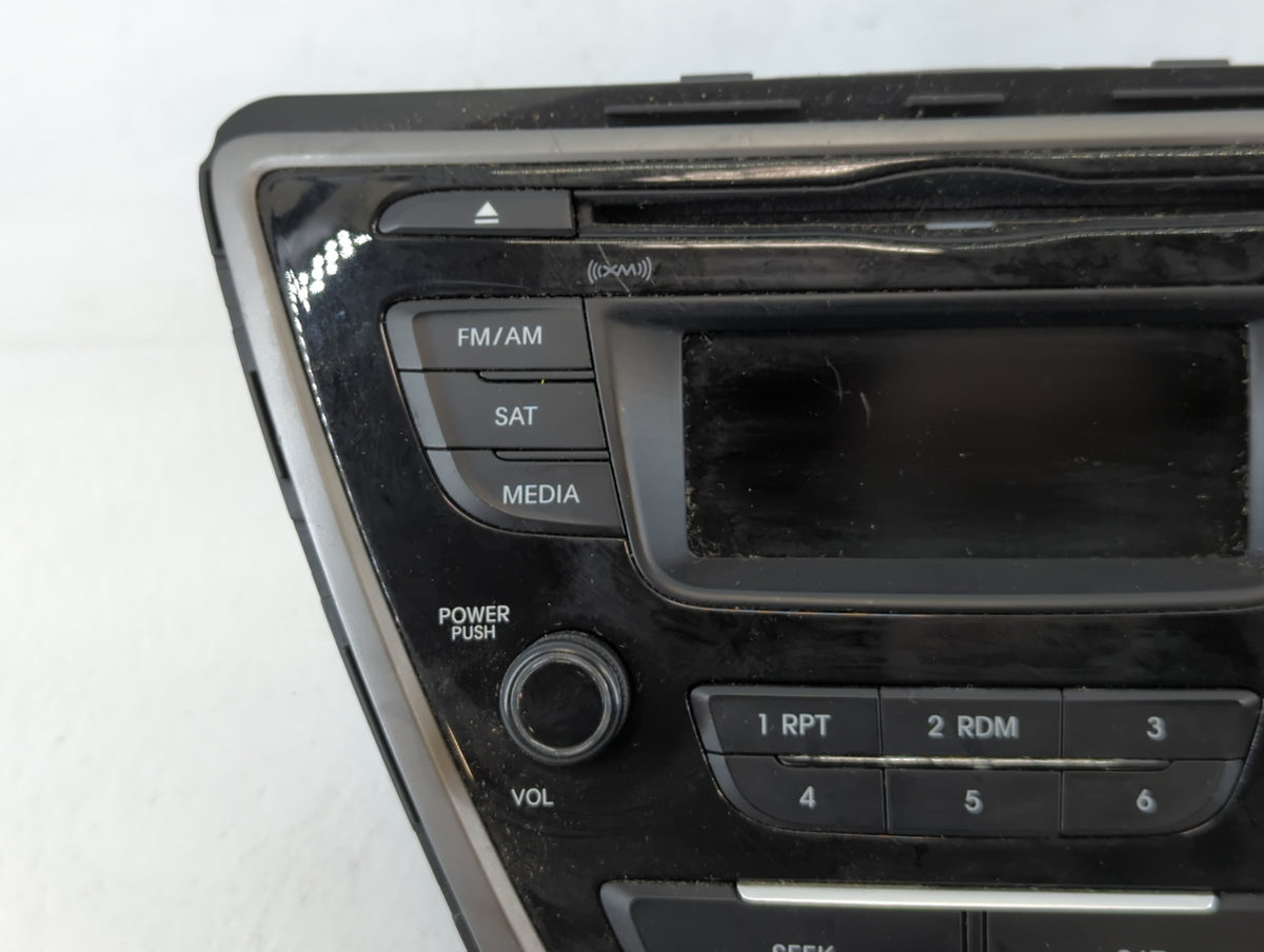 2014-2016 Hyundai Elantra Am Fm Cd Player Radio Receiver 738045 - Oemusedautoparts1.com