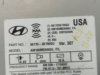 2014-2016 Hyundai Elantra Am Fm Cd Player Radio Receiver 738045 - Oemusedautoparts1.com
