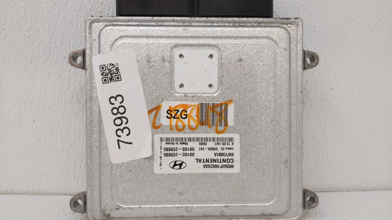 2014-2016 Hyundai Elantra PCM Engine Control Computer ECU ECM PCU OEM P/N:39102-2EMB5 39103-2EMB5 Fits Fits 2014 2015 2016 O