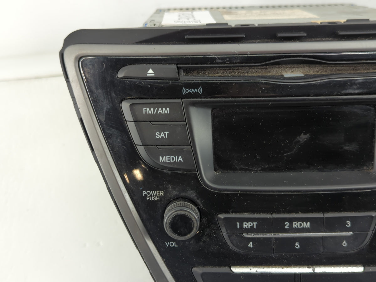 2014-2016 Hyundai Elantra Am Fm Cd Player Radio Receiver 742805 - Oemusedautoparts1.com