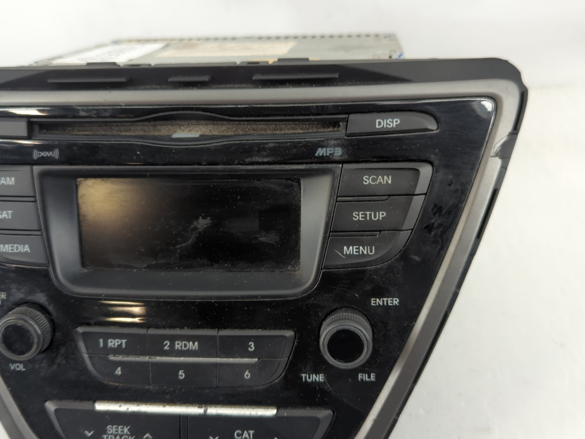 2014-2016 Hyundai Elantra Am Fm Cd Player Radio Receiver 742805 - Oemusedautoparts1.com