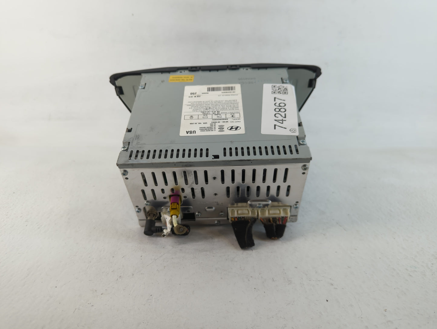2014-2016 Hyundai Elantra Radio AM FM Cd Player Receiver Replacement P/N:96180-3X165GU Fits Fits 2014 2015 2016 OEM Used Aut