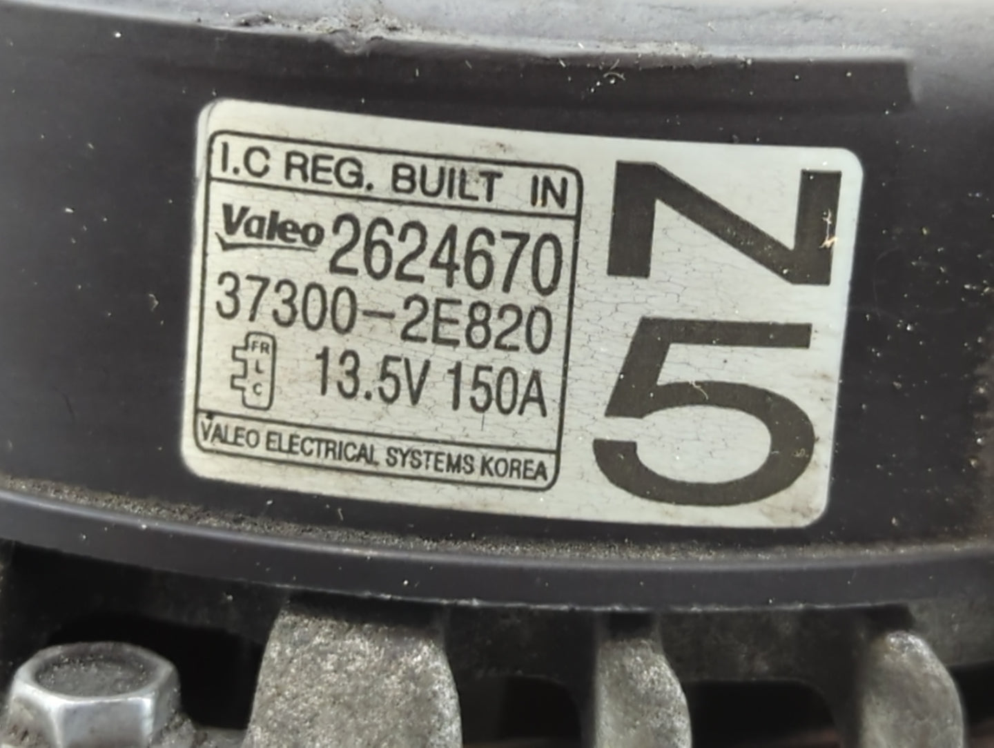 2014-2016 Hyundai Elantra Alternator Replacement Generator Charging Assembly Engine OEM P/N:8400367 37300-2E720 Fits OEM Use