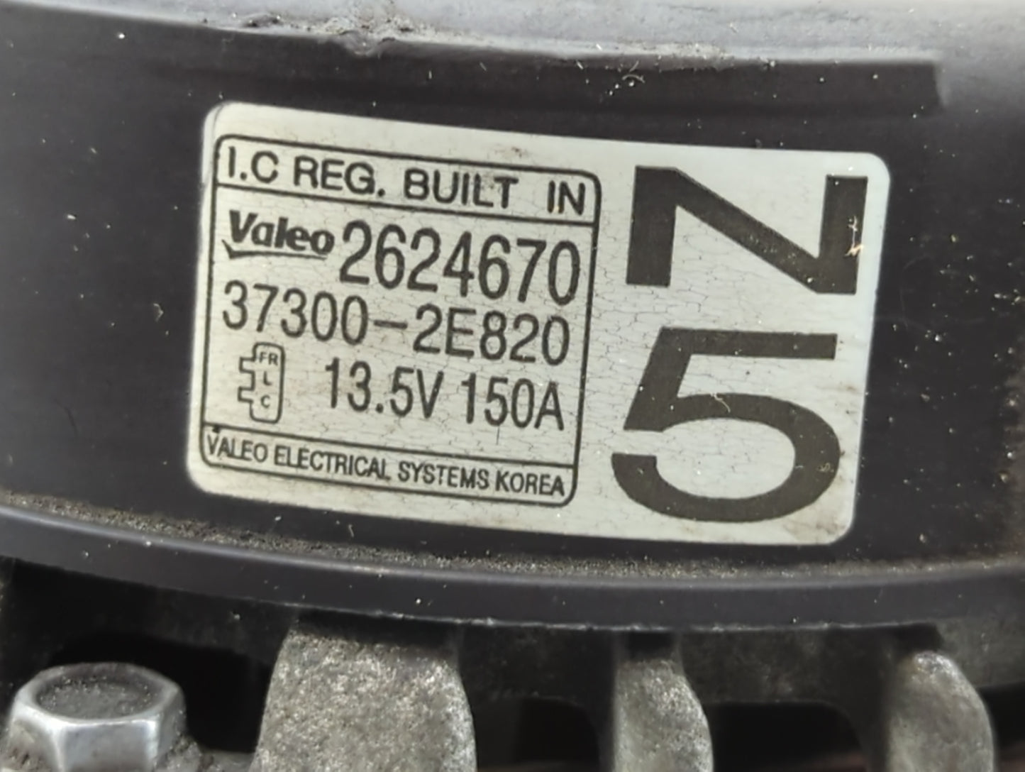 2014-2016 Hyundai Elantra Alternator Replacement Generator Charging Assembly Engine OEM P/N:8400367 37300-2E720 Fits OEM Use