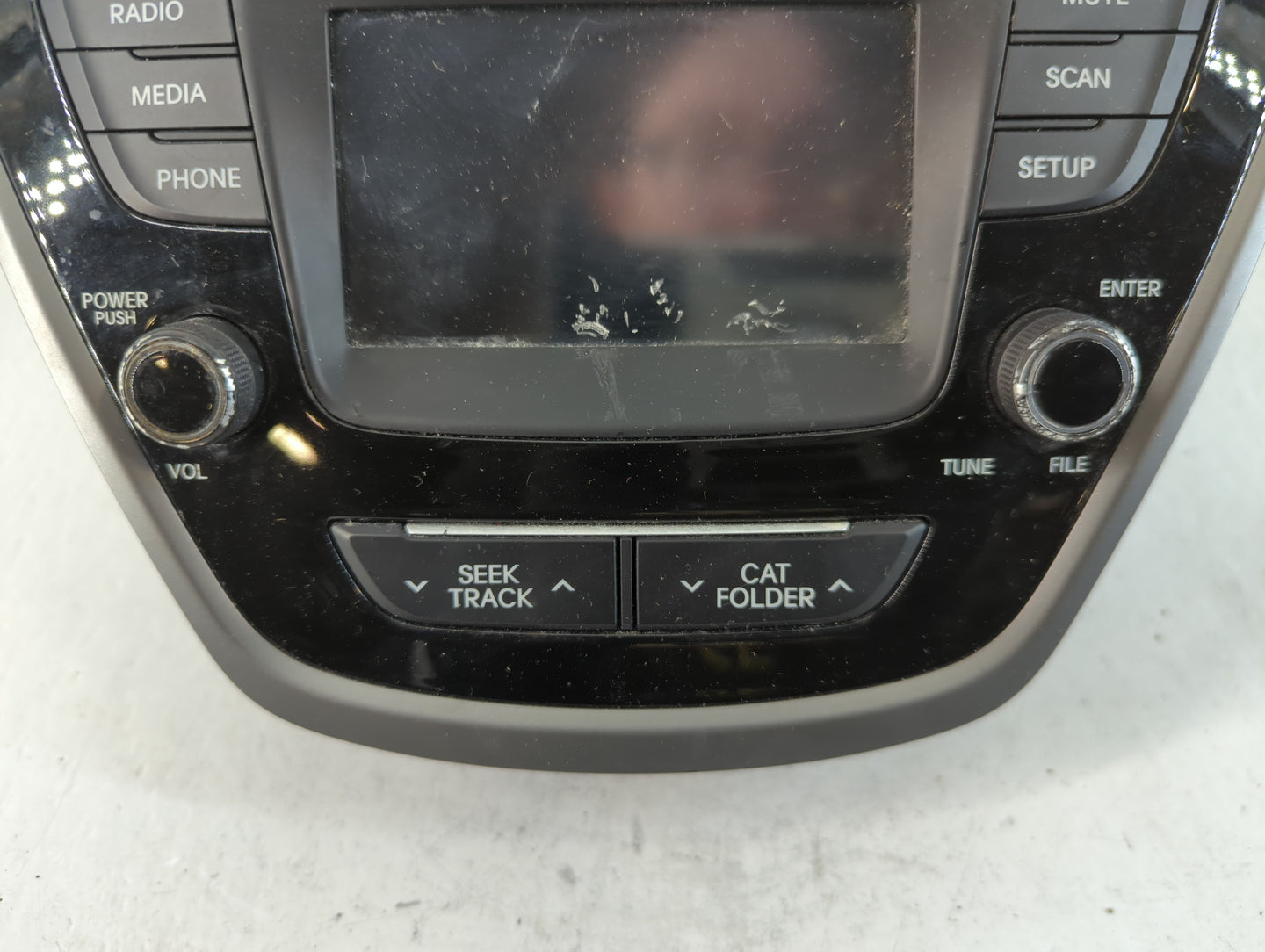 2014-2016 Hyundai Elantra Radio AM FM Cd Player Receiver Replacement P/N:96180-3X165GU Fits Fits 2014 2015 2016 OEM Used Aut