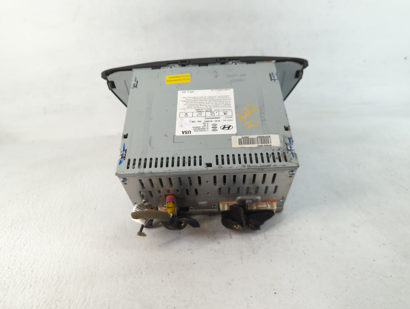 2014-2016 Hyundai Elantra Radio AM FM Cd Player Receiver Replacement P/N:96180-3X165GU Fits Fits 2014 2015 2016 OEM Used Aut