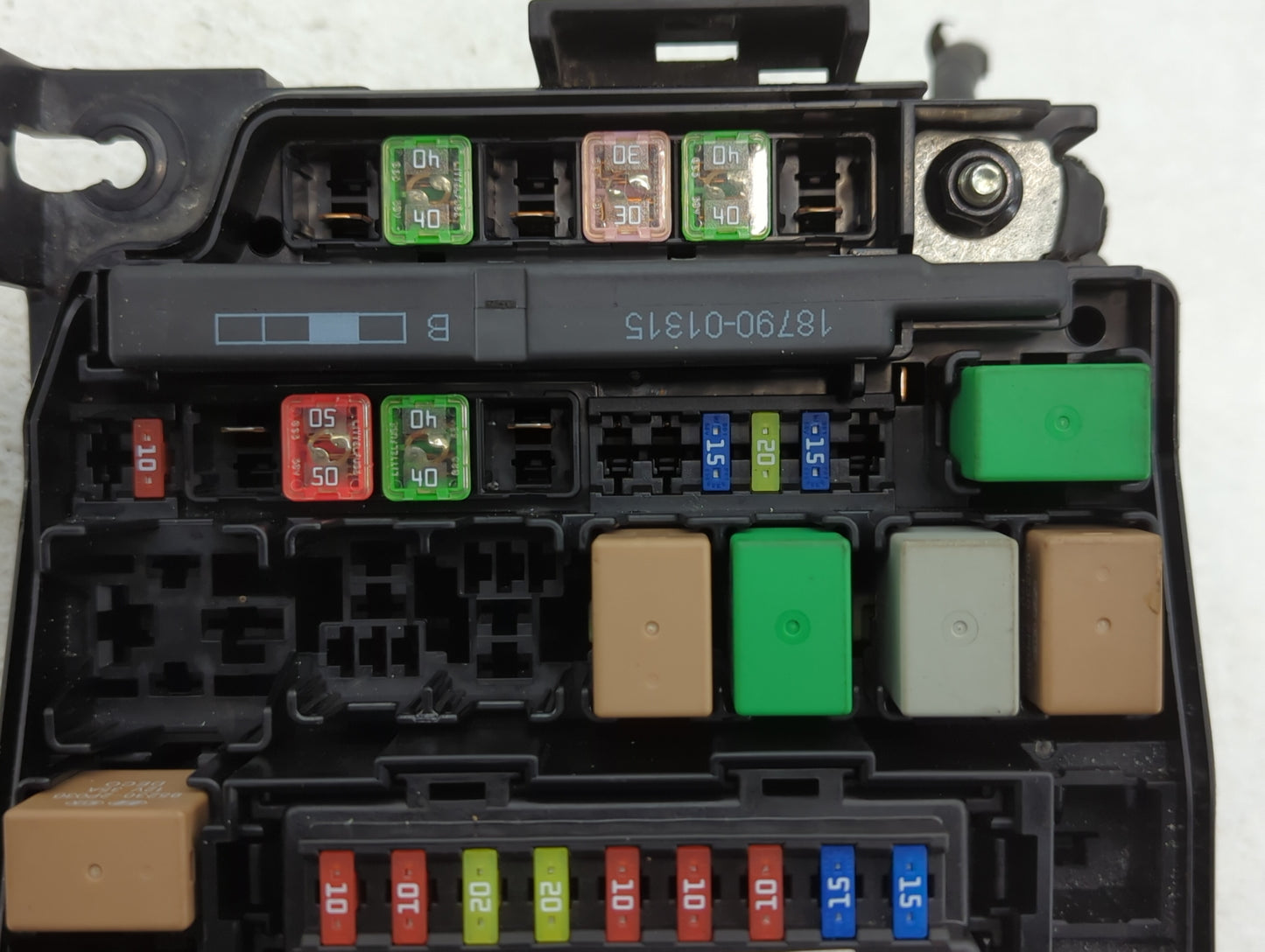 2014-2016 Hyundai Elantra Fusebox Fuse Box Panel Relay Module P/N:912653X060A Fits Fits 2014 2015 2016 OEM Used Auto Parts -