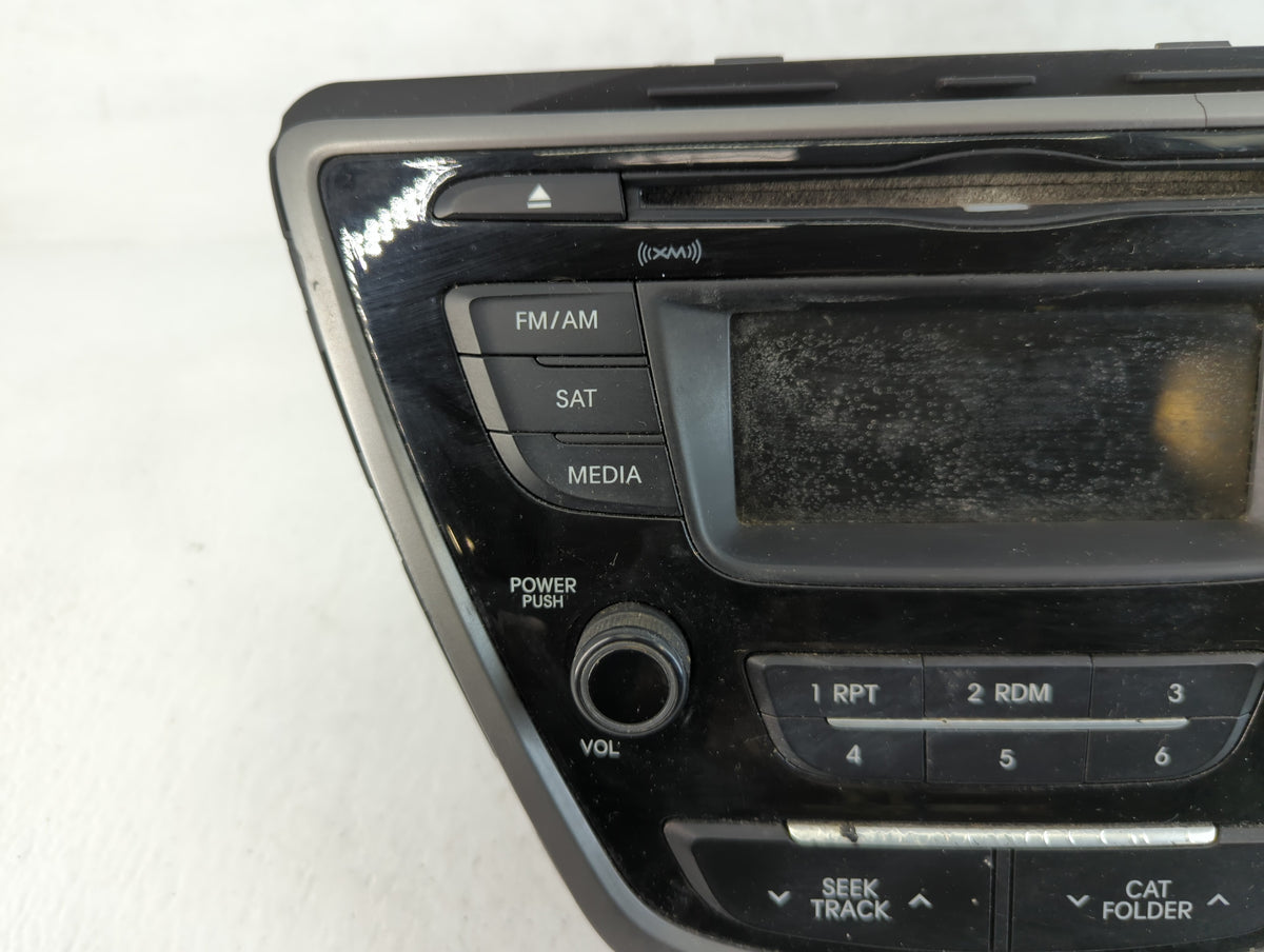 2014-2016 Hyundai Elantra Am Fm Cd Player Radio Receiver 754616 - Oemusedautoparts1.com