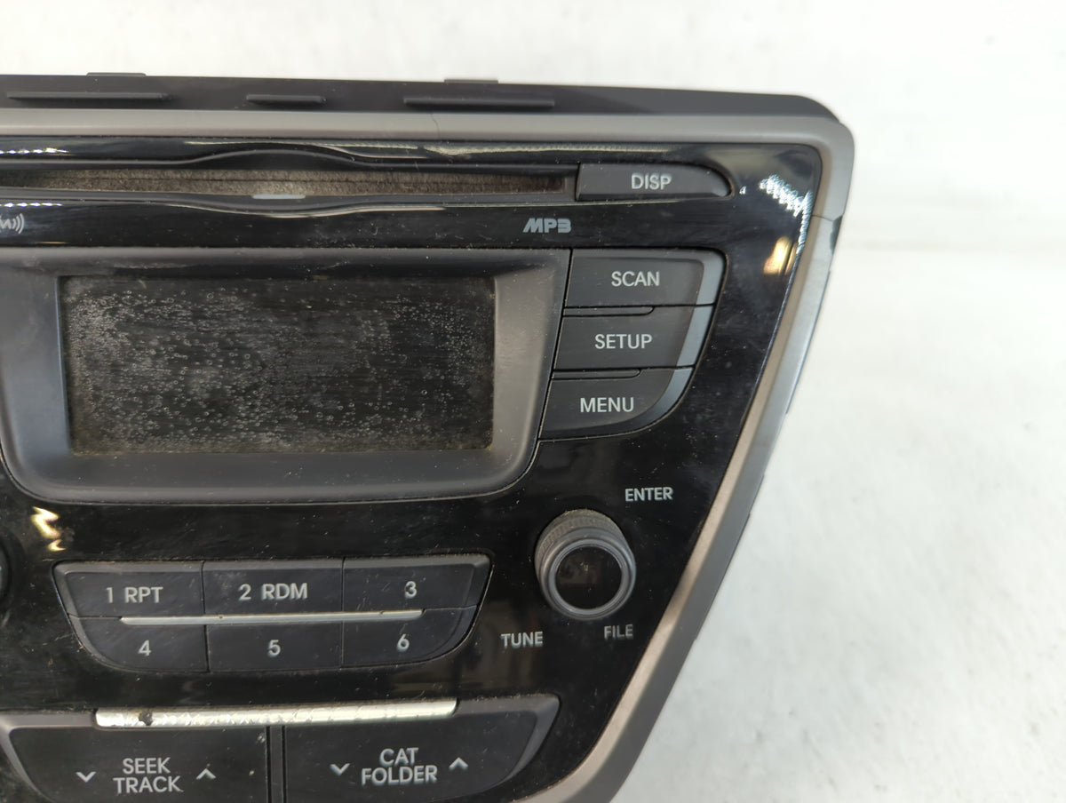 2014-2016 Hyundai Elantra Am Fm Cd Player Radio Receiver 754616 - Oemusedautoparts1.com