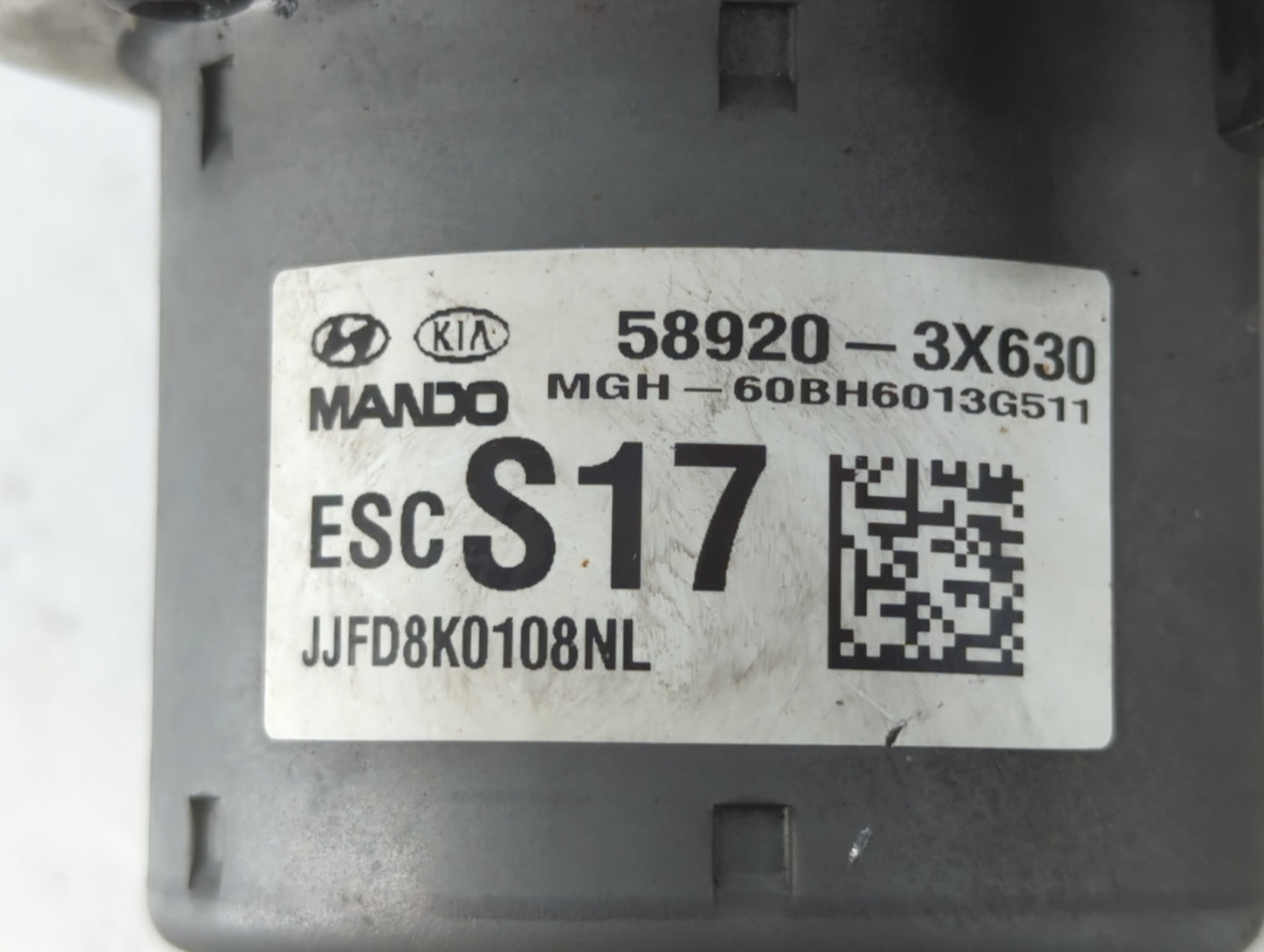 2016-2017 Hyundai Elantra ABS Pump Control Module Replacement P/N:58920-3X630 Fits Fits 2016 2017 OEM Used Auto Parts - Oemu
