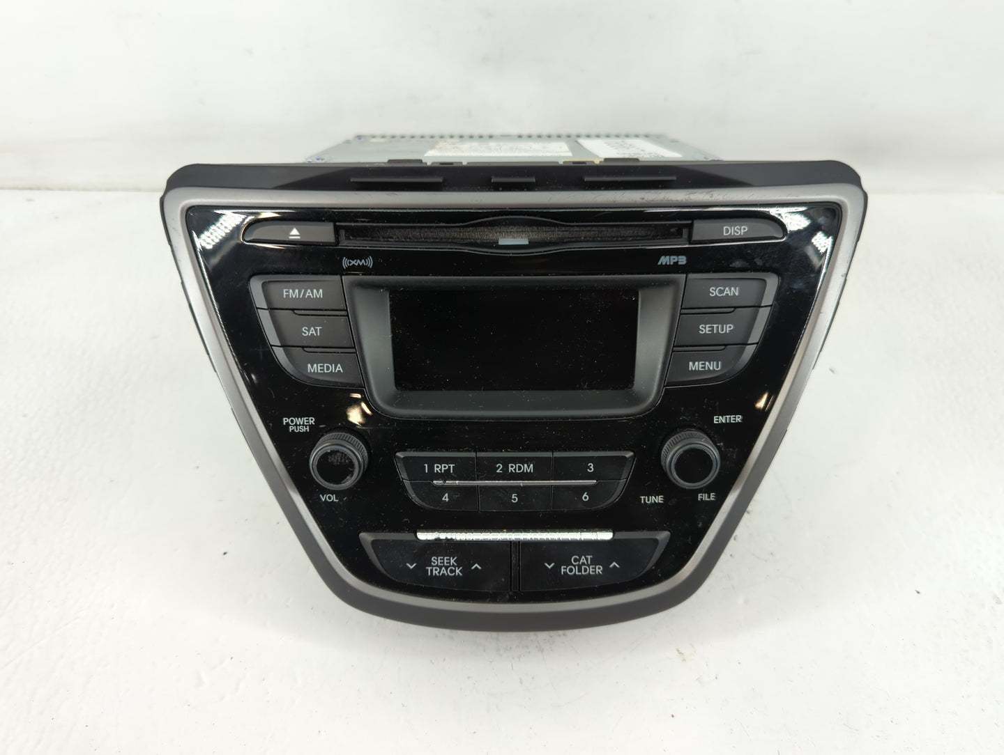 2014-2016 Hyundai Elantra Radio AM FM Cd Player Receiver Replacement P/N:96170-3X156GU Fits Fits 2014 2015 2016 OEM Used Aut