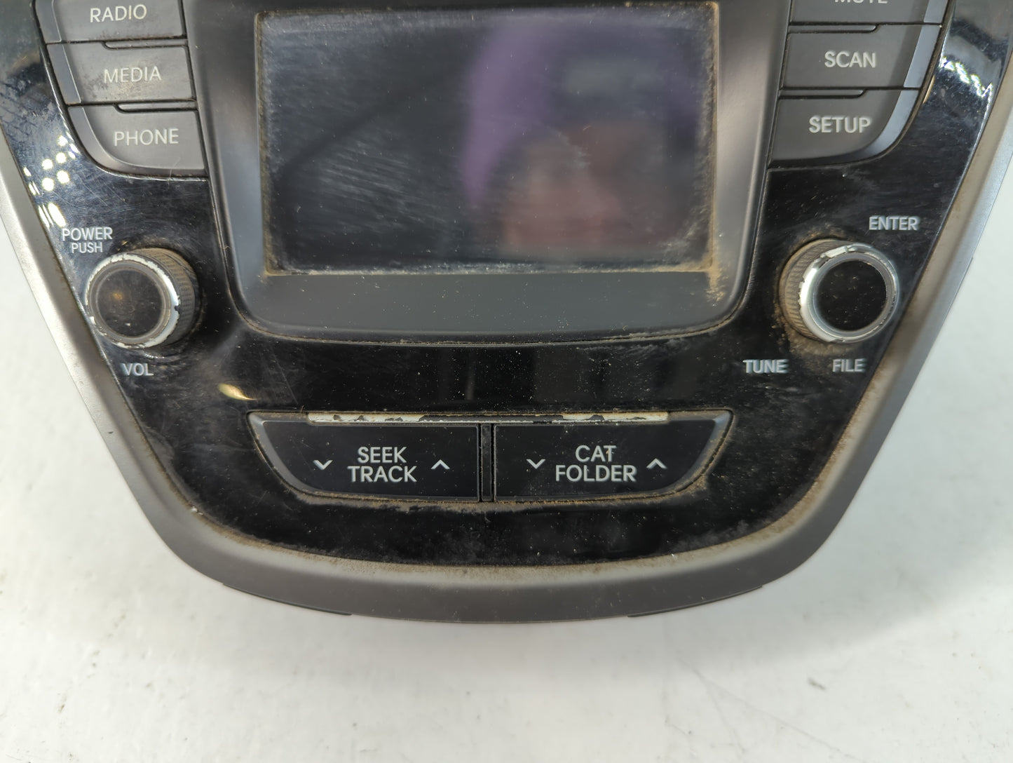 2014-2016 Hyundai Elantra Radio AM FM Cd Player Receiver Replacement P/N:96180-3X165GU Fits Fits 2014 2015 2016 OEM Used Aut
